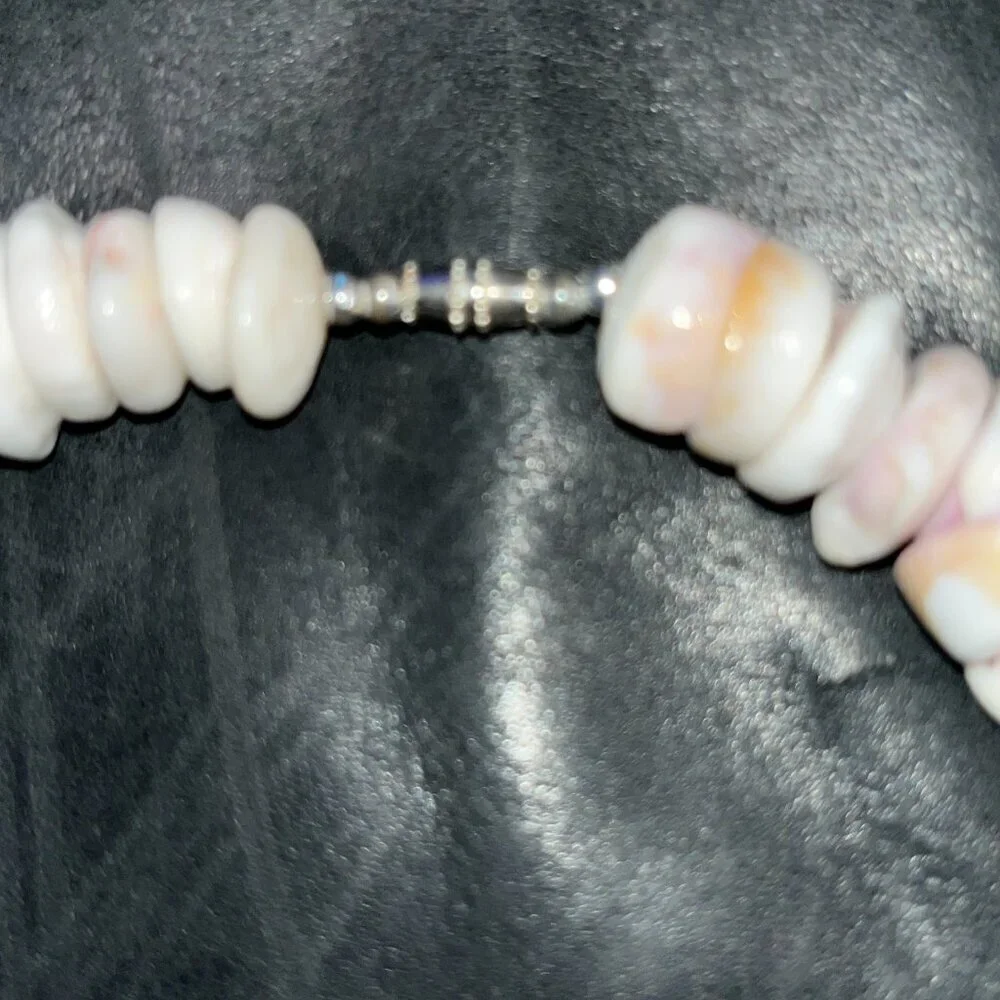 VINTAGE HAWAIIAN GENUINE PUKA SHELL NECKLACE EXTRA LARGE SHELLS  20